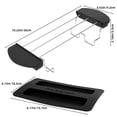 thumbnail image 2 of FESTFENDS 2Pcs Toast Warming Rack Made Of Stainless Steel For Kitchen Organization Black, 2 of 8