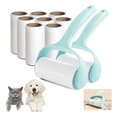thumbnail image 2 of Kit multifuncional quita pelusa y pelo removedor para mascotas ergonómico Belug Azul blanco, 2 of 5