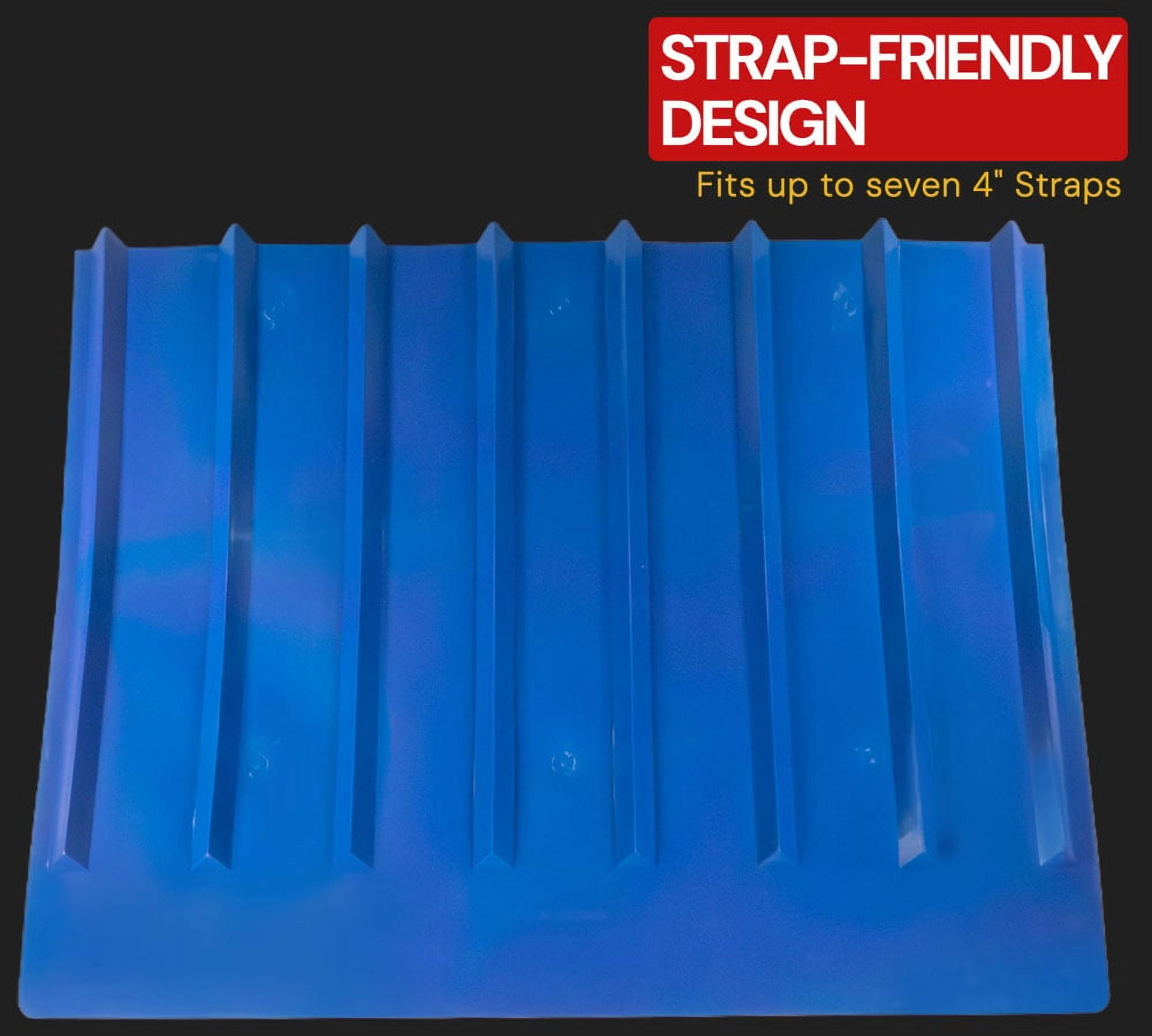 50 Pack 9"x48"x36" (Drop) Brick Guard V Shaped Corner Protector - Blue Edge Guard - Weather & Abrasion Resistant - Fit up to 7 Straps of 4"