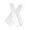 white, variant on Latin Dance Women Gloves Elbow Gloves Show Mittens for Evening Costume Party red