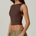 thumbnail image 3 of Mittory Women Going Out Tops Summer Cute Split Hem Ruched Sleeveless Shirt Spring Fashion Ribbed Tank Top, 3 of 7