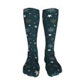 thumbnail image 5 of Rateoe Christmas Snowflake print Women's Men's Novelty 20in Crew Socks Cotton Socks Knee High Socks for Walking,Running,Nurses,Pregnancy-One Size, 5 of 8