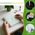 thumbnail image 3 of UMIGGEE Clear Contact Paper Roll 17.7in x 118in Self-Adhesive Vinyl Covering Peel and Stick for Books, Shelves, Documents, Drawers & Crafts – Removable & Easy to Apply, 3 of 7