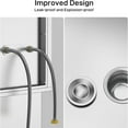 thumbnail image 3 of Garvee 50 inch Pet Grooming Bath, Medium Stainless Steel Cleaning Bathing Station, Silver, 3 of 7