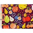 thumbnail image 4 of Orchard-Fruit Stand-Burgundy Fabric-Rifle Paper Co, 4 of 5