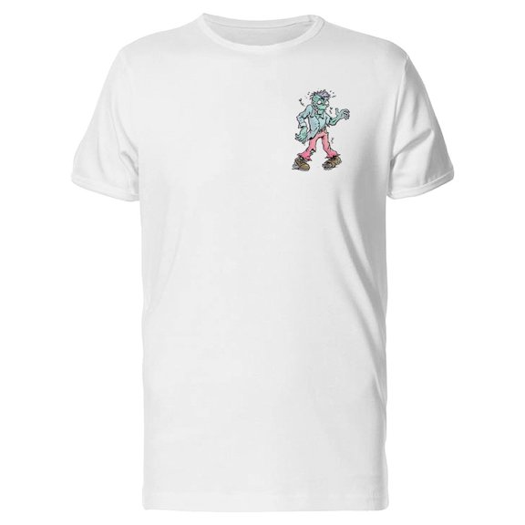 Cartoon Of A Blue Zombie Tee Men's -Image by Shutterstock