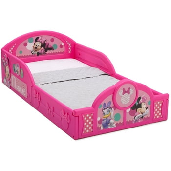 Disney Minnie Mouse Plastic  and Play Toddler Bed by Delta Children