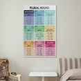 thumbnail image 4 of PLURAL NOUNS Poster Grammar Chart for Homeschool Decorative Painting Canvas Wall Art Posters for Room Aesthetic, 4 of 6