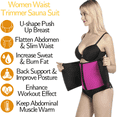 thumbnail image 2 of BESTSKY Waist Trainer for Women,High Elasticity Corset Shapewear,Zipper Design Simple to Wear Belly Band,XL,Pink, 2 of 2
