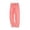 Pink, variant on Boys Girls Long Bloo Mers Soft Summer Pants Kids Solid Elastic Waist Harem Pants Basic Joggers Trousers