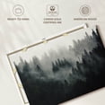 thumbnail image 6 of Elephant Stock Misty Forest Mountain Wall Art - Horizontal Canvas Wall Art - Living Room Wall Decor - Nature Canvas - Gray And Green Decor - 12" x 8", 6 of 8