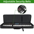 thumbnail image 4 of Funda para teclado SNIGJAT Soft de 88 teclas con bolsillos para accesorios, 4 of 9