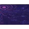 thumbnail image 1 of Ahgly Company Machine Washable Indoor Rectangle Transitional Purple Amethyst Purple Area Rugs, 2' x 3', 1 of 7