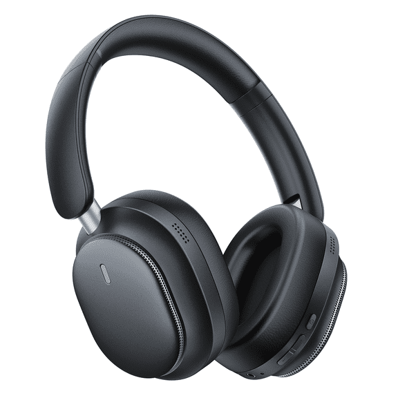 Hybrid Active Noise Cancelling Headphones, over Ear Foldable Headphones with Mic, 50 Hours Play Time with Deep Bass, with Hifi Audio Hifi Stereo Sound, Lightweight for Travel, Home and Office