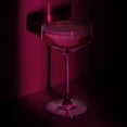 thumbnail image 5 of Viski Nouveau Champagne Coupe Glasses, Home Bar Gifts, 6.5oz Set of 2 Berry, 5 of 11