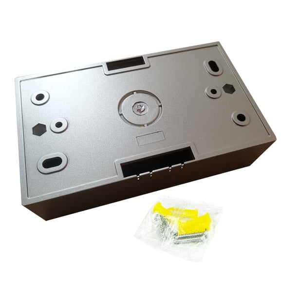 Caja de conexiones eléctricas para proyectos eléctricos, carcasa exterior, fácil de instalar. dorado