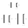 thumbnail image 2 of Buster + Punch UPB-054565 Cross 8-7/8" Center To Center Luxury Designer Solid Brass, 2 of 7