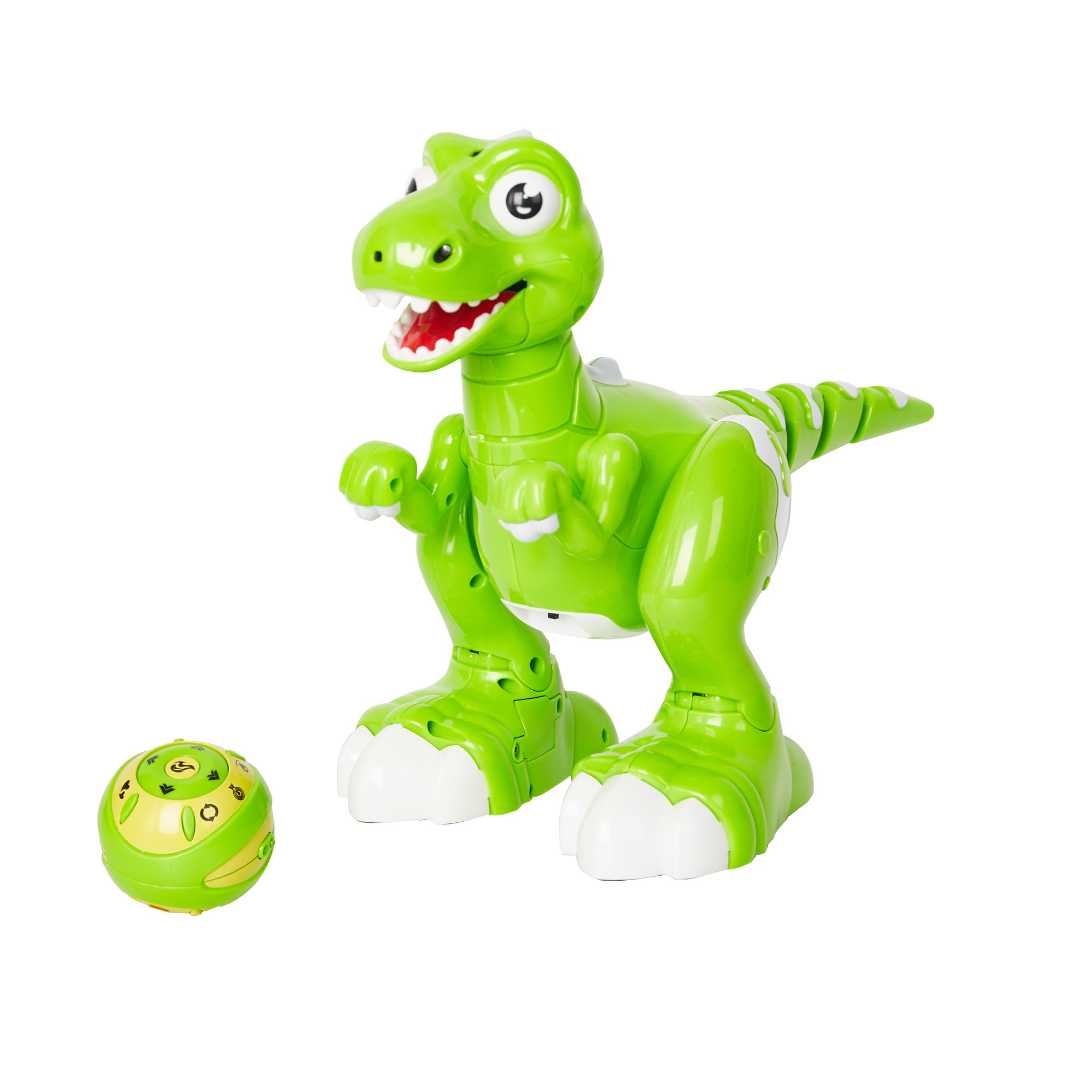 green dinosaur robot toy