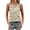 Beige, variant on ZQUUVOU Tank Top For Women Casual Printed Round Neck Tops (Beige,S)