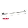 thumbnail image 4 of Delta 41636 36" Traditional Decorative ADA Grab Bar, Chrome, 4 of 5