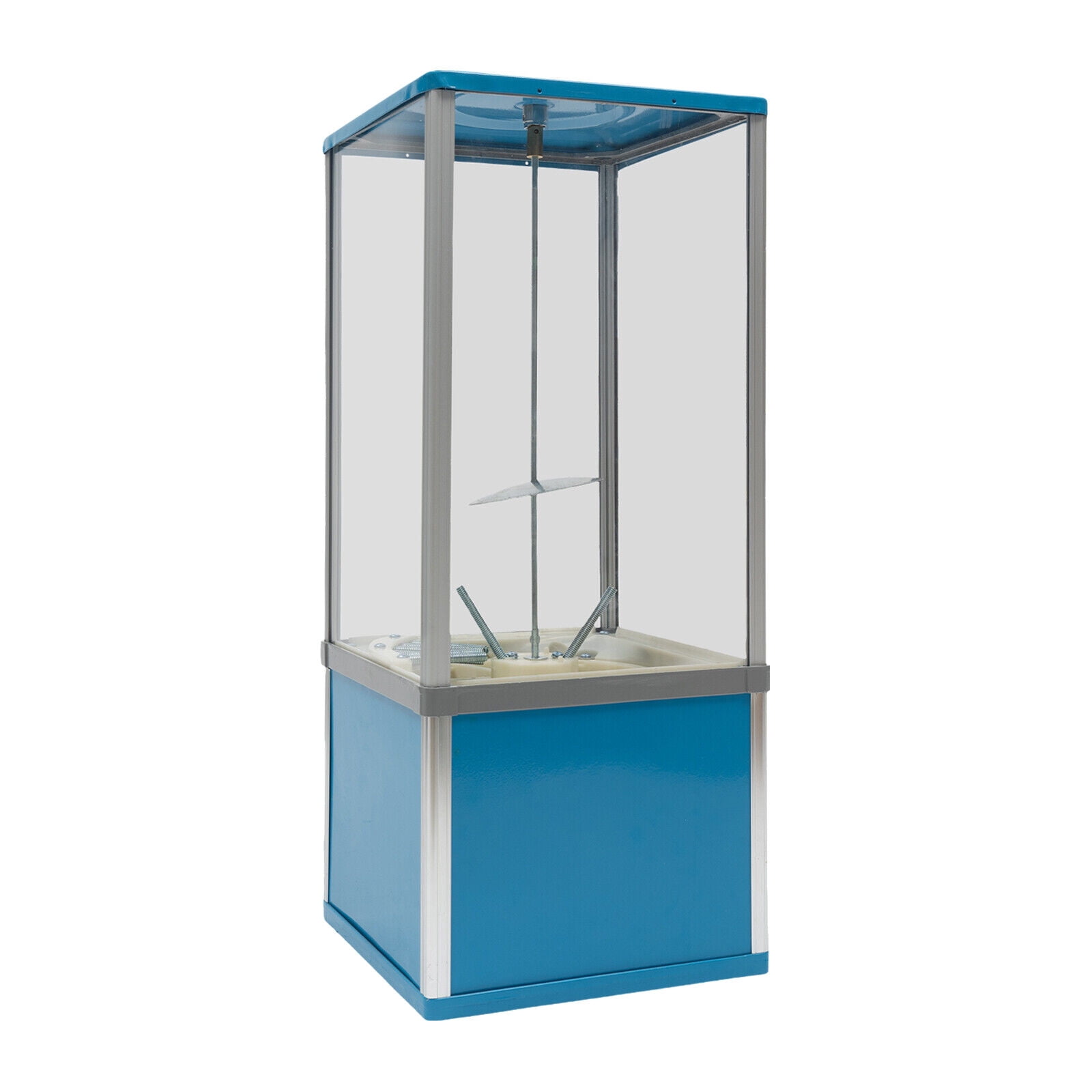 Miumaeov Commercial Vending Machine 25 Cents for 27-45mm Round Candy Capsule Toys 250-1000 Capacity Gumball Bank Dispenser