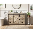 thumbnail image 2 of Elegant Kitchen and Bath Austin 48 inch Single Bathroom Vanity in Natural Oak, 2 of 10