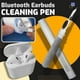 thumbnail image 2 of 2 uds bolígrafo de limpieza de auriculares cepillo de limpieza de auriculares para Airpods estuche de carga de auriculares Bluetooth, 2 of 5