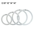 thumbnail image 3 of PET Tone Control Rings White Tone Control Rings Muffler Mute Percussion White 4Pcs Tone Control Rings Musical Instruments C, 3 of 10