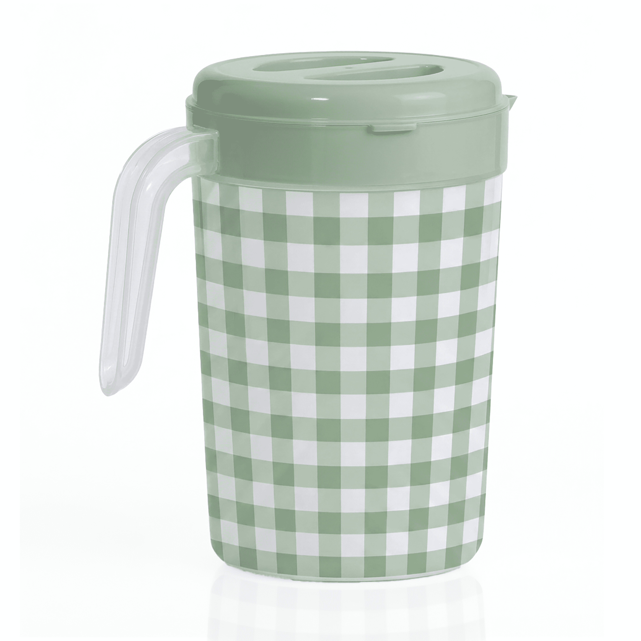 Way to Celebrate 1-Gallon Green Pitcher with Classic Cottage Core Design