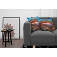 thumbnail image 3 of Ambesonne Landscape Throw Pillow Cover 2 Pack, Utah National Park, 24", Pale Brown Sky Blue, 3 of 7