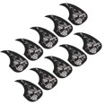 thumbnail image 4 of Guitar Pickguard, Easy To Install 10PCS Guard Plate Set Compact Size  For Stringed Instruments Silver, 4 of 8