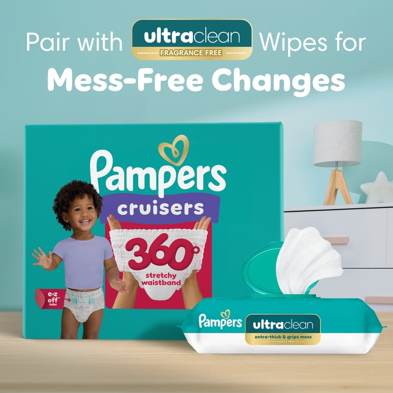 Free Shipping! Pampers Cruisers 360 Pull-On Baby Diapers Size 7 88