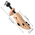 thumbnail image 6 of Miserwe Premium Professional 2-Way Wooden Shoe Trees (medium ) - Unisex Wooden Shoe Stretcher for Men & Women, 6 of 11