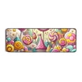 thumbnail image 2 of Sweet Candy Lollipops Hallway Runner Rug 2' X 6' Area Rug Non-Slip Entryway Carpet Soft Washable Door Mat Kitchen Bedroom Living Room, 2 of 7