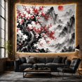 thumbnail image 6 of Traditional East Asian with Wash Gnarled Tree, Serene Japanese Inspired for Japanese Art Lovers, Wall Decor, Mother'S Day Gift, Tapestry Wall Hanging for Dorm and Living Room, 6 of 7