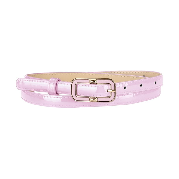 Ceinture en cuir PU d contract pour femmes Skinny Betls pour