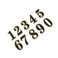 thumbnail image 3 of 20pcs 0-9 Acrylic Number Sign Modern Plaque Number House Hotel Door Address Digits Sticker Plate Sign (0-9,2pcs for Each, 3 of 8