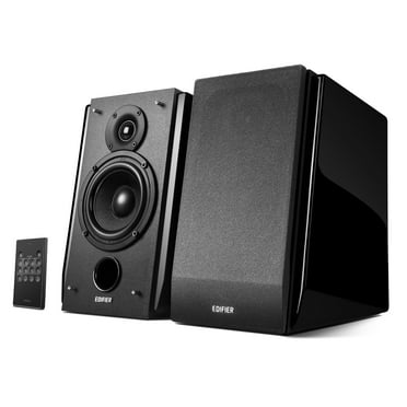 Restored Edifier R1850DB Powered Bookshelf Speaker - Bluetooth, Optical, Subwoofer Out - Black (Refurbished)
