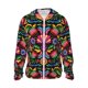 thumbnail image 1 of Balery Colorful Floral Embroidery Mexican Sudadera ligera de manga larga con capucha y protección solar UPF 50+ para hombre y mujer, ideal para pesca y running-3X-Large, 1 of 7