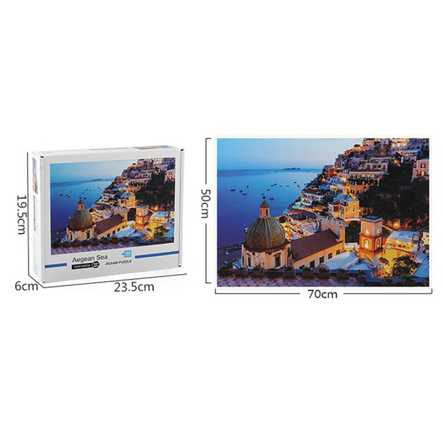 stanreset 1000 Piece Adult Jigsaw Set Scenery Landscape Piece Best Gift Family Game Play Collection