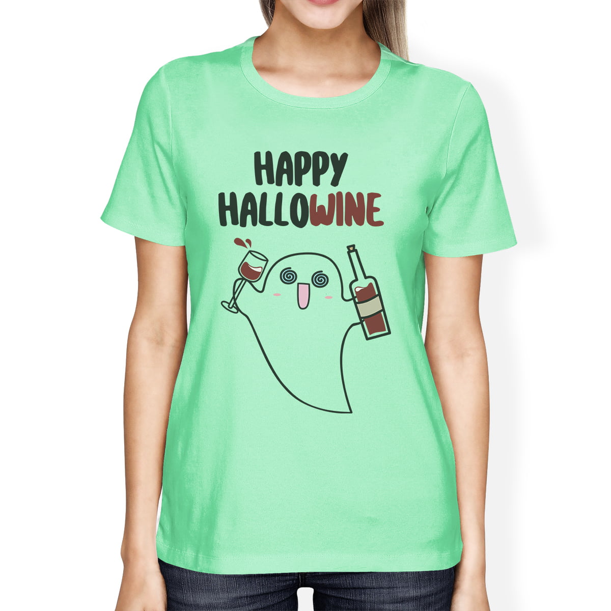 Happy Halloween Tee Shirt Happy Haunting Cute Halloween Ghost Tshirt Women's Halloween Ghost T-Shirt