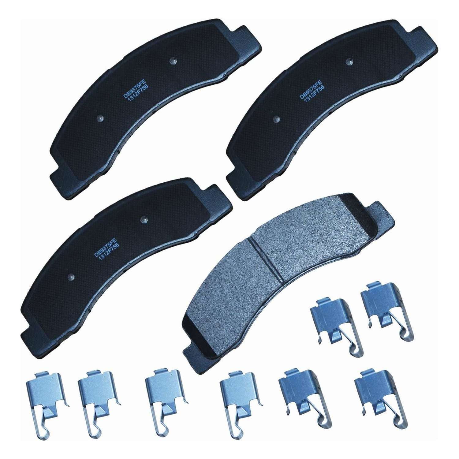 CARQUEST Wearever Frontline Sev Duty Brake Pad Set, SemiMetallic