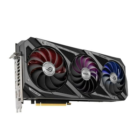ASUS - GeForce RTX 3080 10GB GDDR6X PCI Express 4.0 Strix Graphics Card - Black