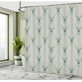 thumbnail image 4 of Ambesonne Deer Shower Curtain, Hipster Print of Funny Animal, 69"Wx70"L, Pale Almond, 4 of 4