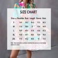 thumbnail image 3 of MORTTIC Women's Colorful Geometric Print V-Neck Midi Dress - Flowy A-Line Summer Dress with 3/4 Sleeves Green，S, 3 of 3