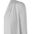 thumbnail image 2 of Made by Johnny Women's Draped Open Front Cardigan XL WHITE, 2 of 3