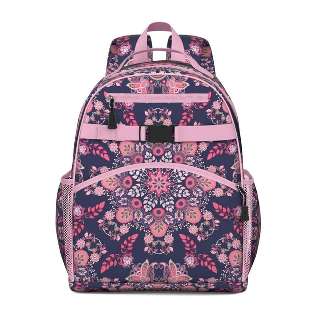 Sac à Dos Élégant Classique Paisley Imperméable et Ajustable pour Charges Lourdes
