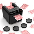 thumbnail image 1 of INNCNN Machine à Cartes Automatique avec 4 Télécommandes Sans Fil, Rechargeable USB, Poignées 1&acirc;&147;3 Decks, 180&acirc;&deg;/360, 1 of 8