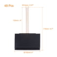 thumbnail image 2 of Unique Bargains 4 Inch Bevel Edge with Wood Handle Foam Paint Brushes 48Pack, 2 of 5