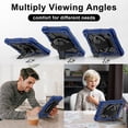 thumbnail image 4 of Case for Samsung Galaxy Tab A11 8.7" 2025 SM-X133 / SM-X135, Rugged Shockproof Case with Crossbody Strap [360° Rotating Hand Strap] & Adjustable Stand, S, 4 of 9